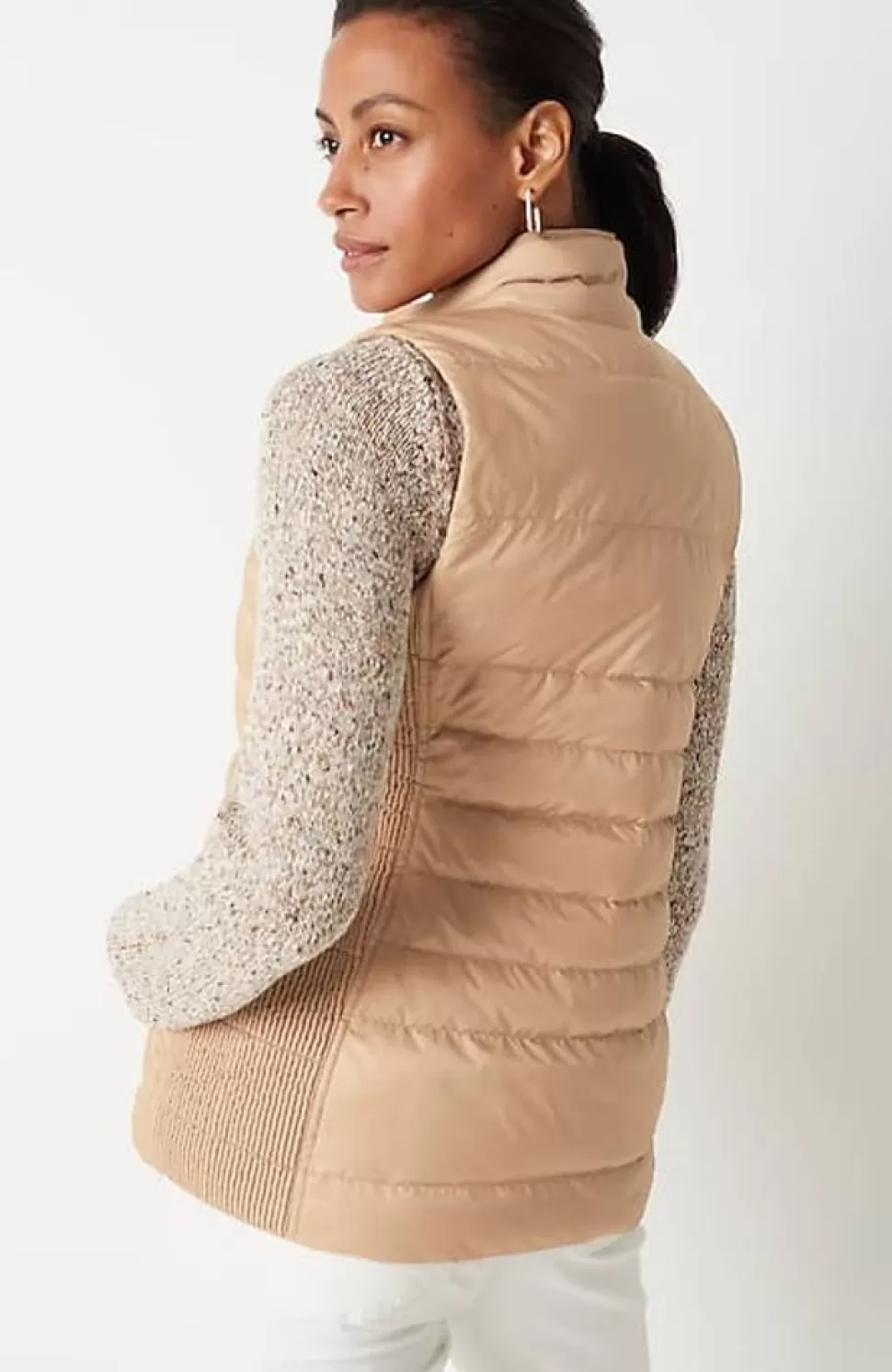 Quilted U0026 Smocked Down Puffer Vest | Jjill | J.Jill Flash Sale