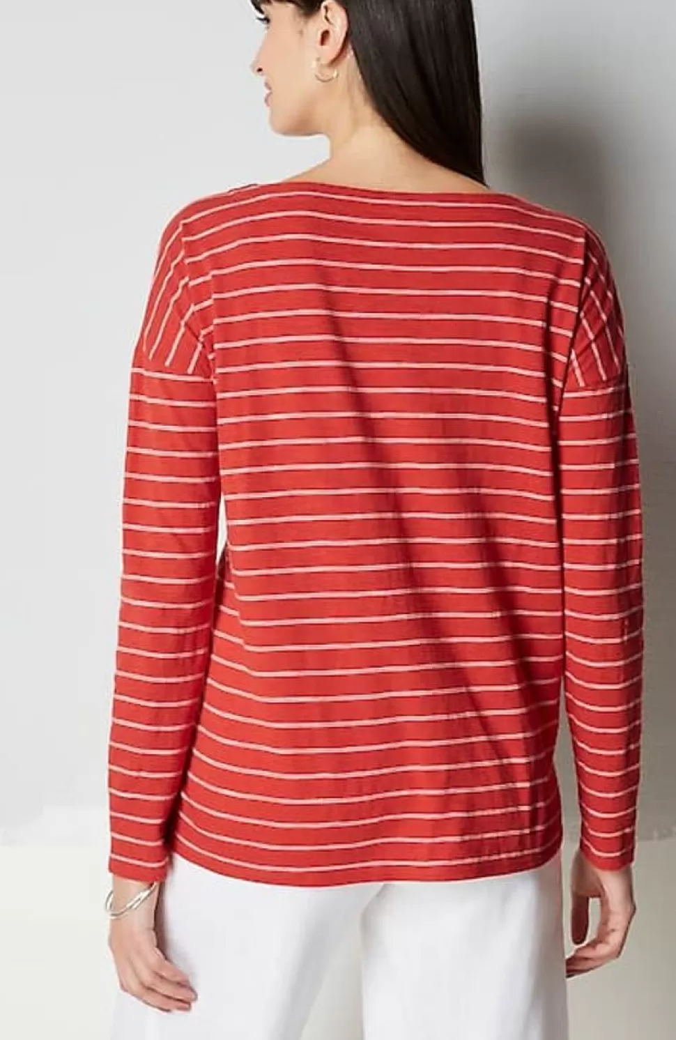 Relaxed Boat-Neck Tee | Jjill | J.Jill Flash Sale