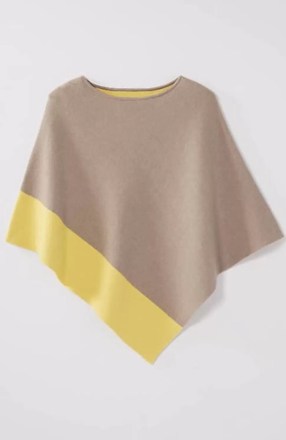 Reversible Color-Blocked Knit Poncho | Jjill | J.Jill Fashion