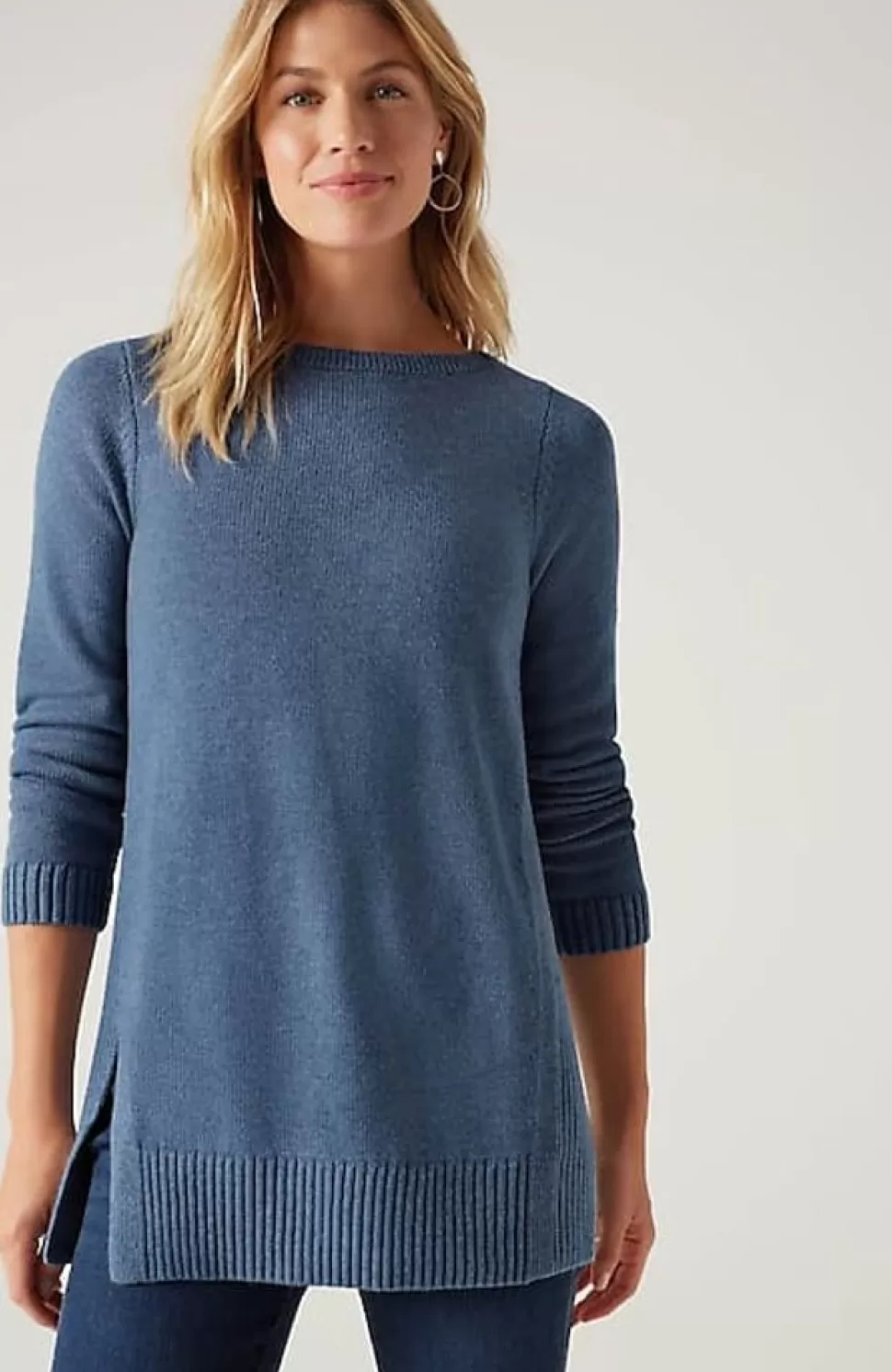 Ribbed Side-Slit Sweater-Tunic | Jjill | J.Jill Shop