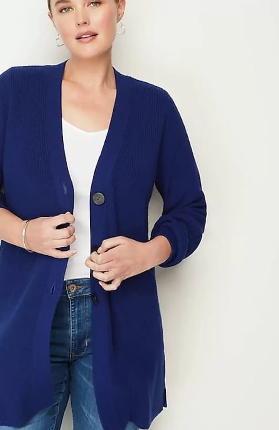 Rib-Textured Cardi | Jjill | J.Jill Flash Sale