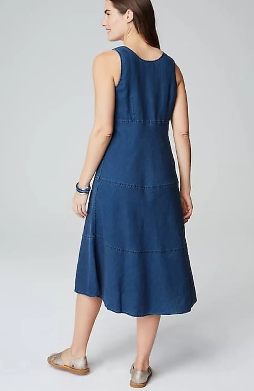 Seamed Indigo Midi Dress | Jjill | J.Jill Best Sale