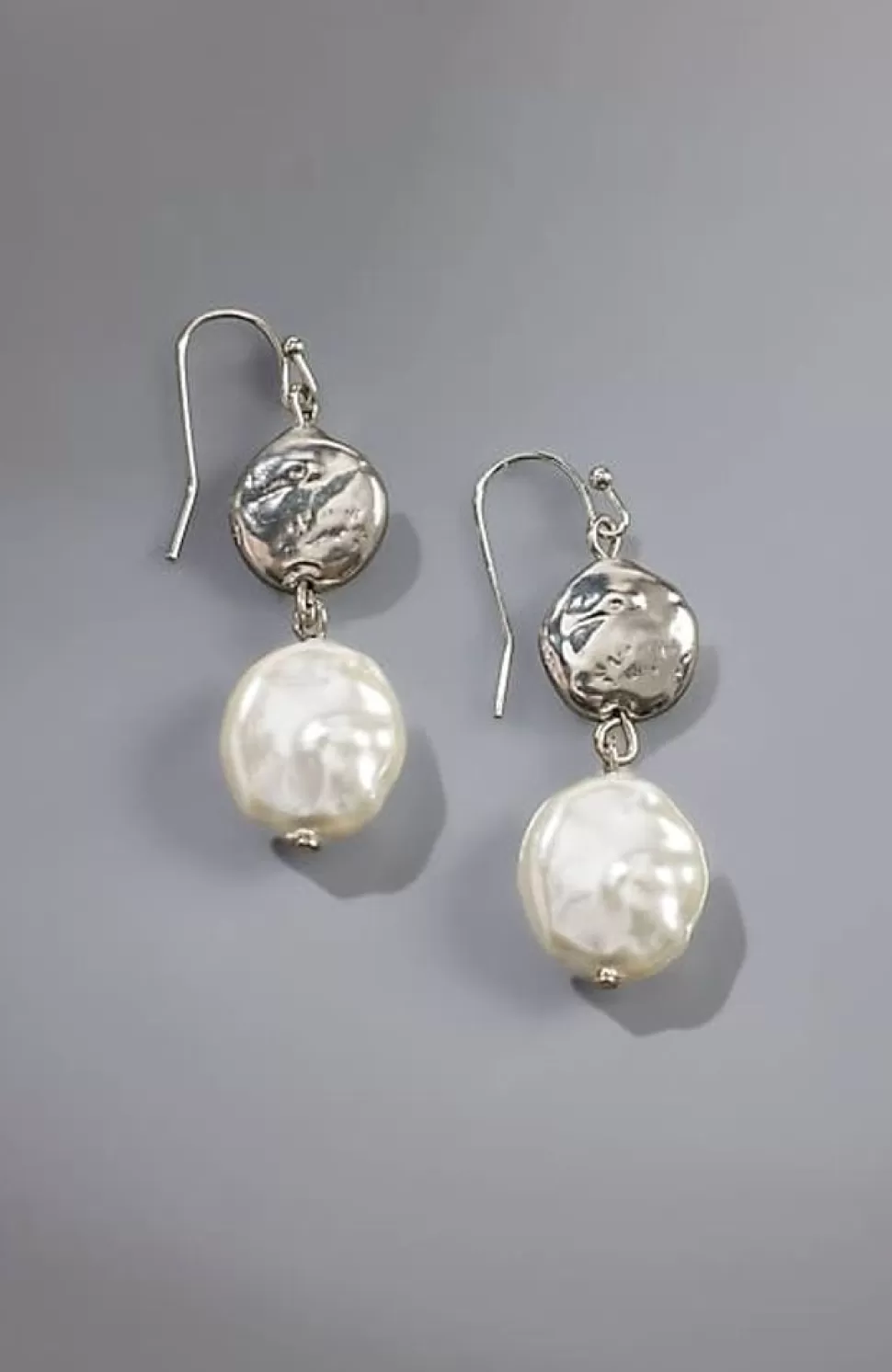 Serene Escape Pearl Metal Earrings | Jjill | J.Jill Hot