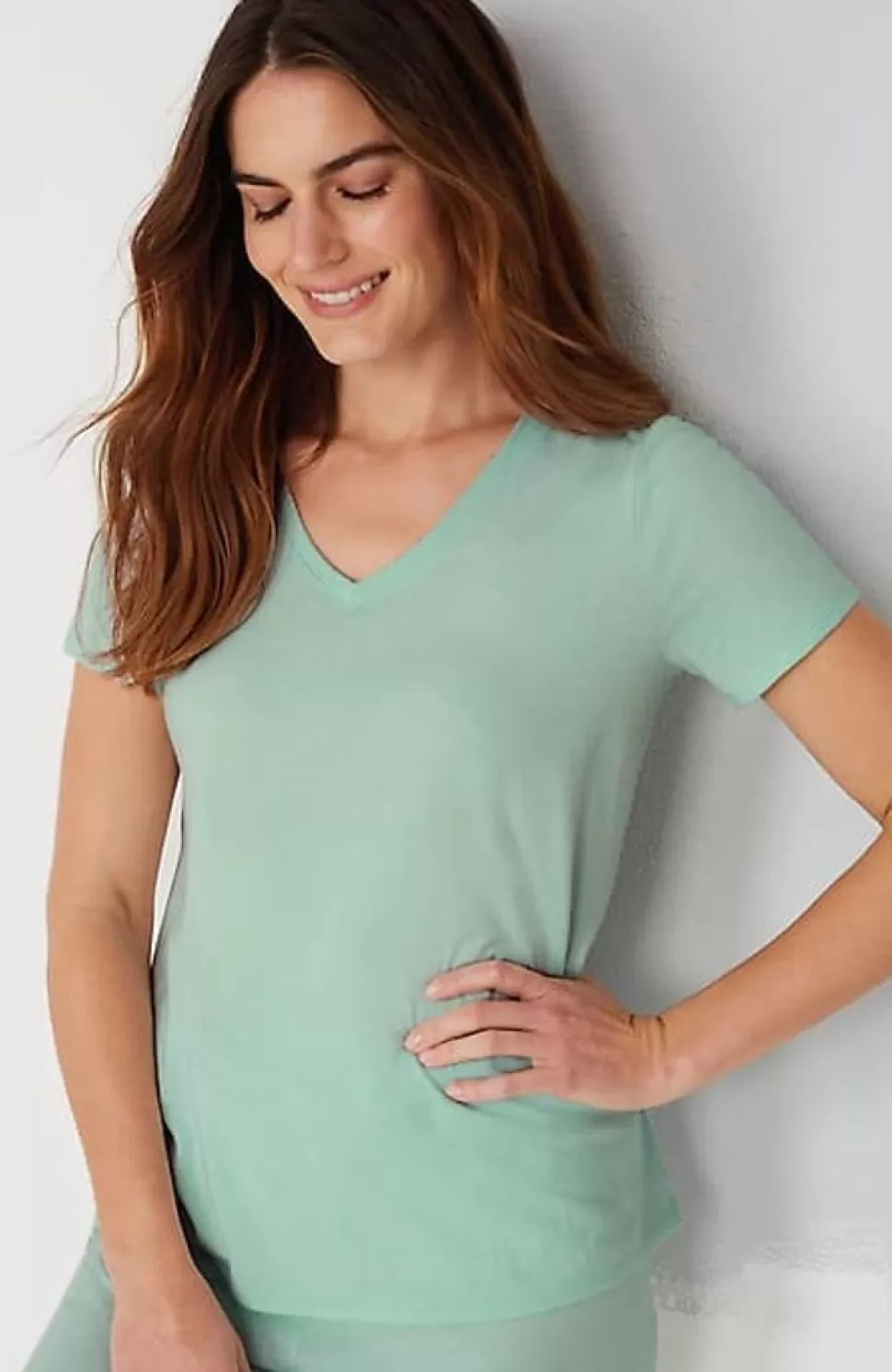 Sleep Ultrasoft V-Neck Tee | Jjill | J.Jill Discount