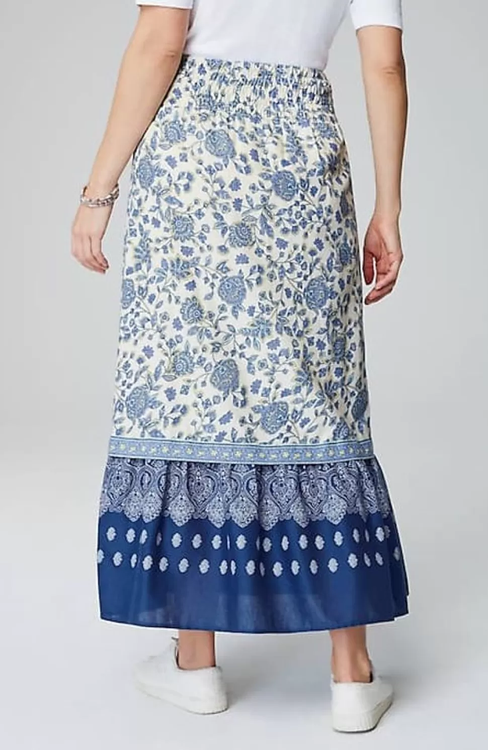 Smocked-Waist Tiered Maxi Skirt | Jjill | J.Jill Discount