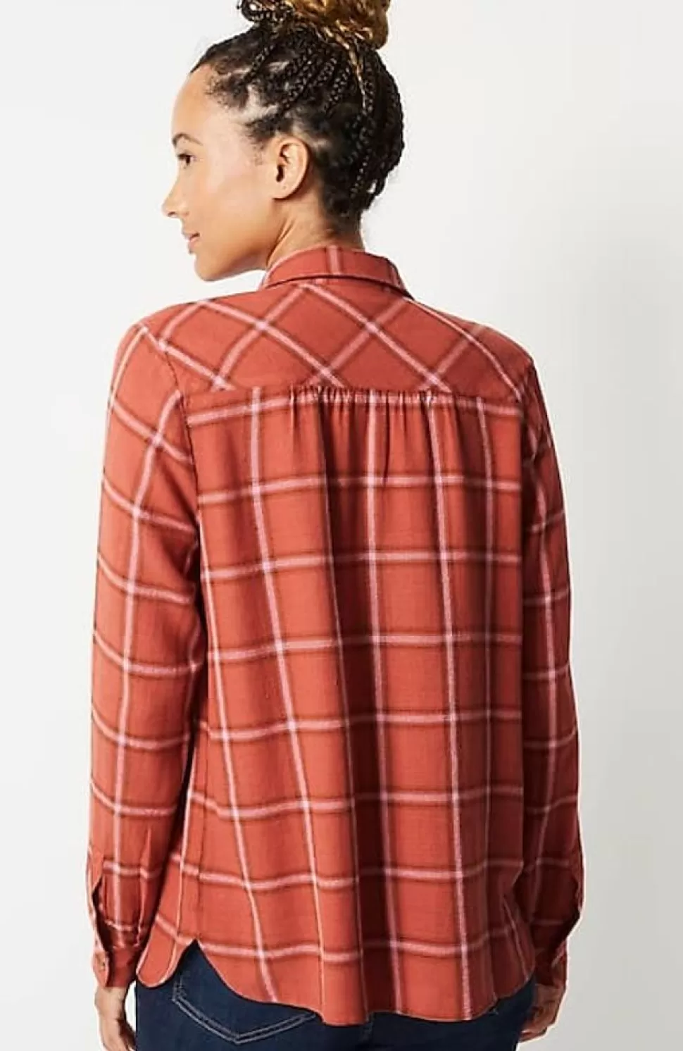 Textured Plaid Popover | Jjill | J.Jill Outlet