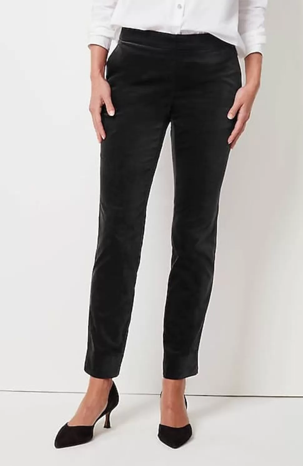 Velveteen Stretch Slim-Leg Pants | Jjill | J.Jill Flash Sale