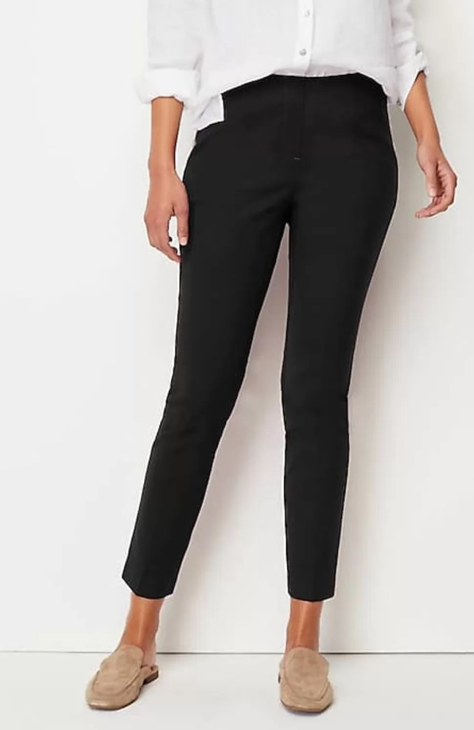 Versatile Cotton-Stretch Slim-Leg Pants | Jjill | J.Jill Shop