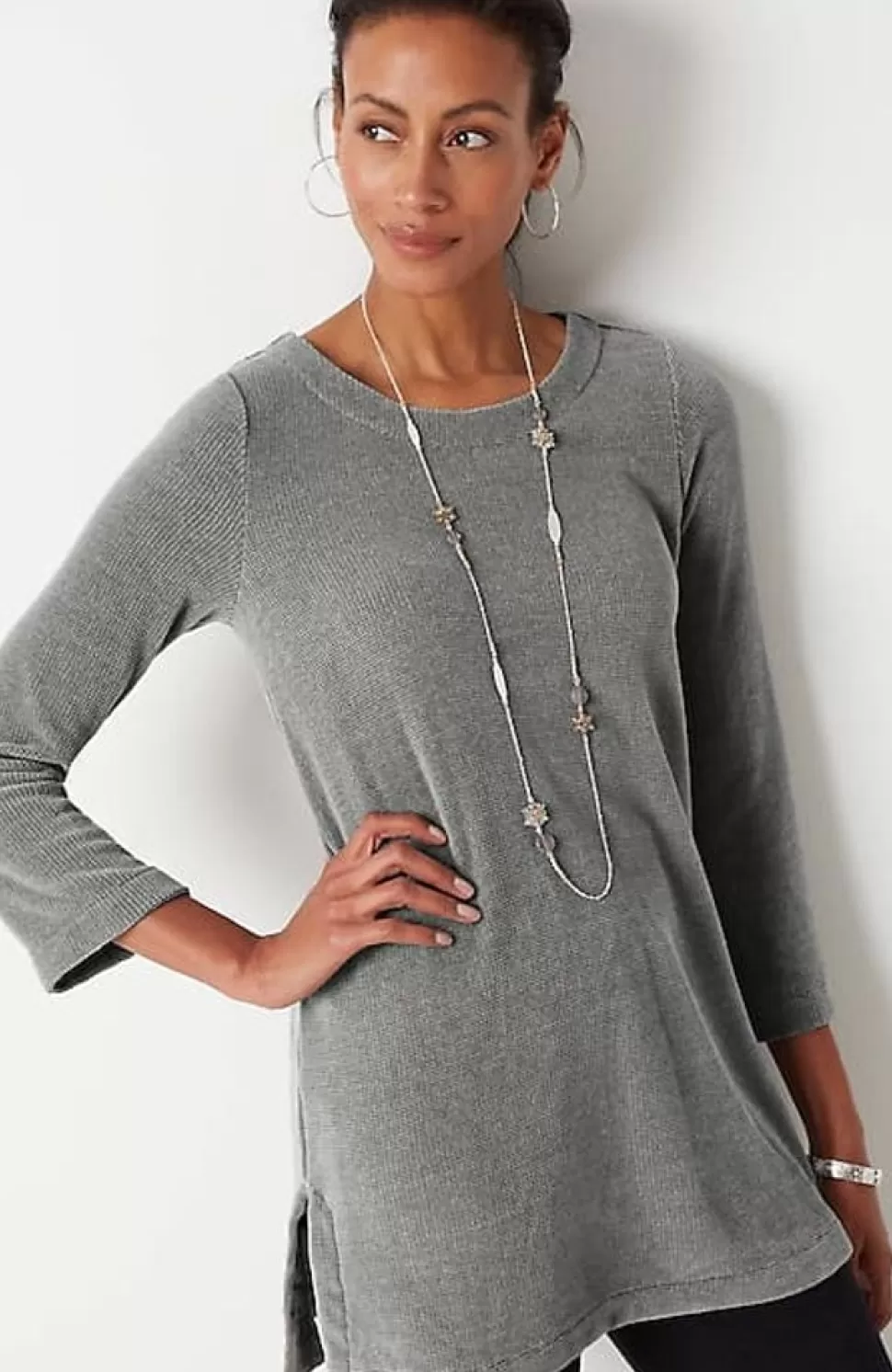 Wearever Chenille Knit A-Line Tunic | Jjill | J.Jill Hot