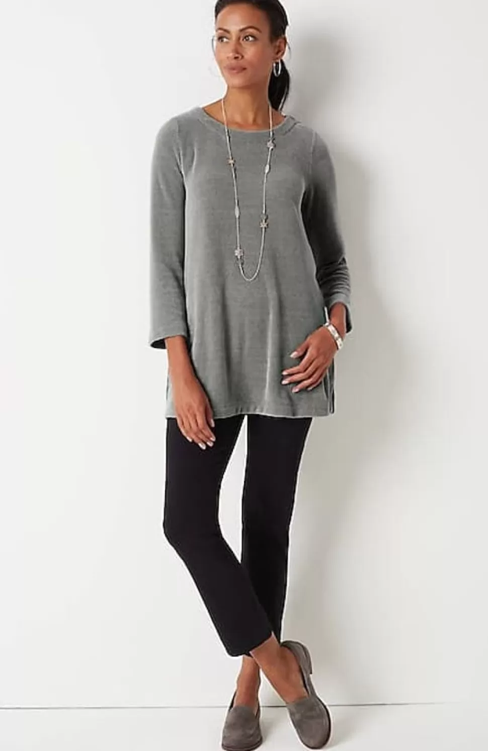 Wearever Chenille Knit A-Line Tunic | Jjill | J.Jill Hot