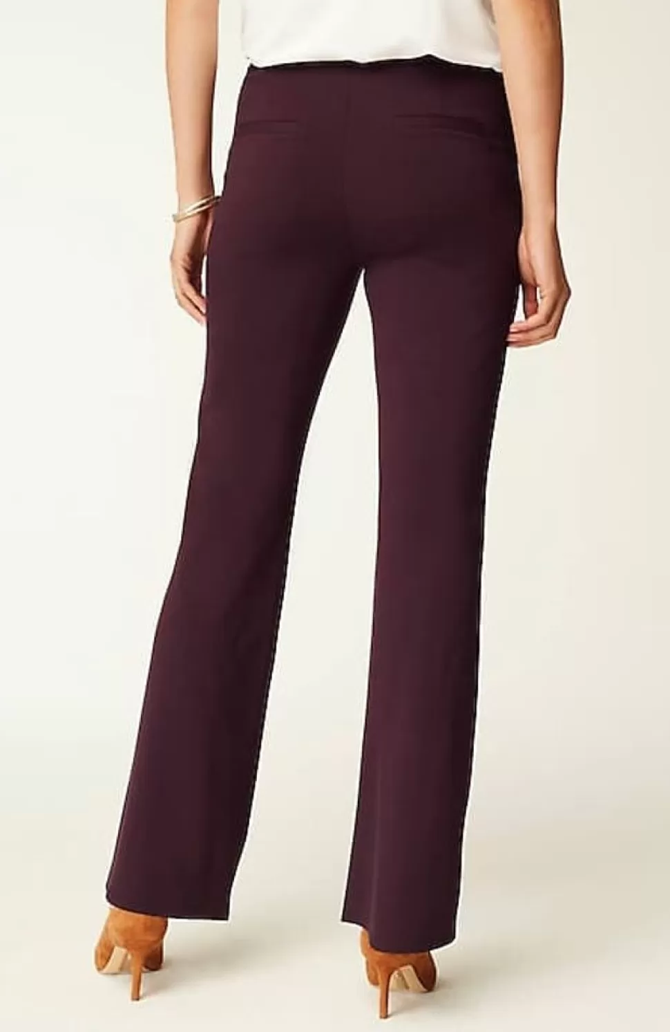 Wearever Double-Face Jersey Boot-Cut Trousers | Jjill | J.Jill Discount