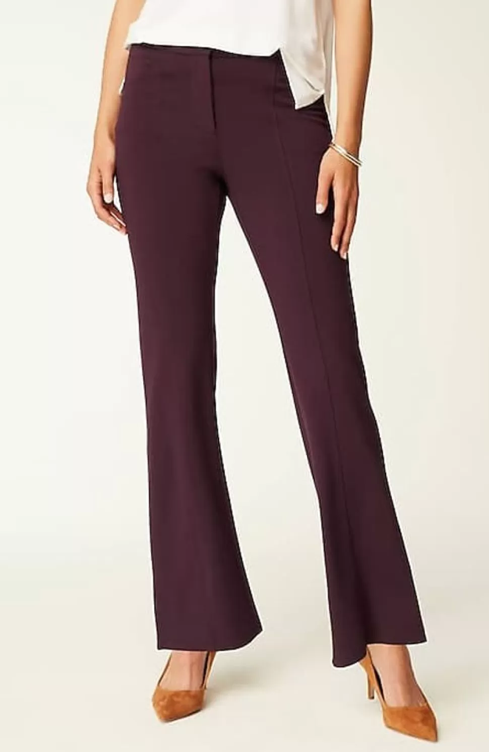 Wearever Double-Face Jersey Boot-Cut Trousers | Jjill | J.Jill Discount