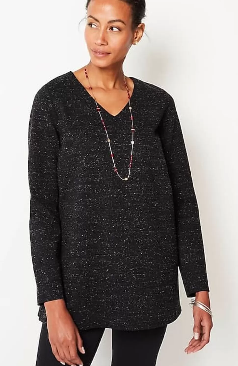 Wearever Double-Face Jersey V-Neck Tunic | Jjill | J.Jill Store