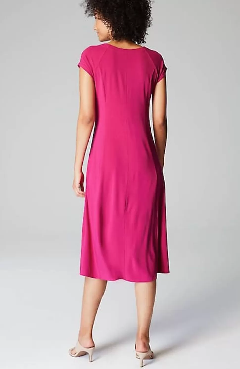 Wearever Draped Cap-Sleeve Dress | Jjill | J.Jill Shop