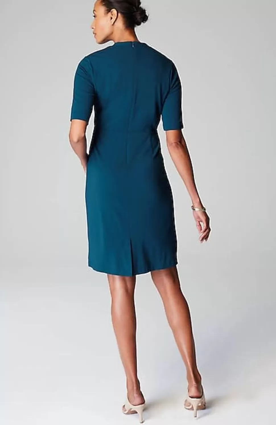 Wearever Draped Twist-Front Dress | Jjill | J.Jill Sale