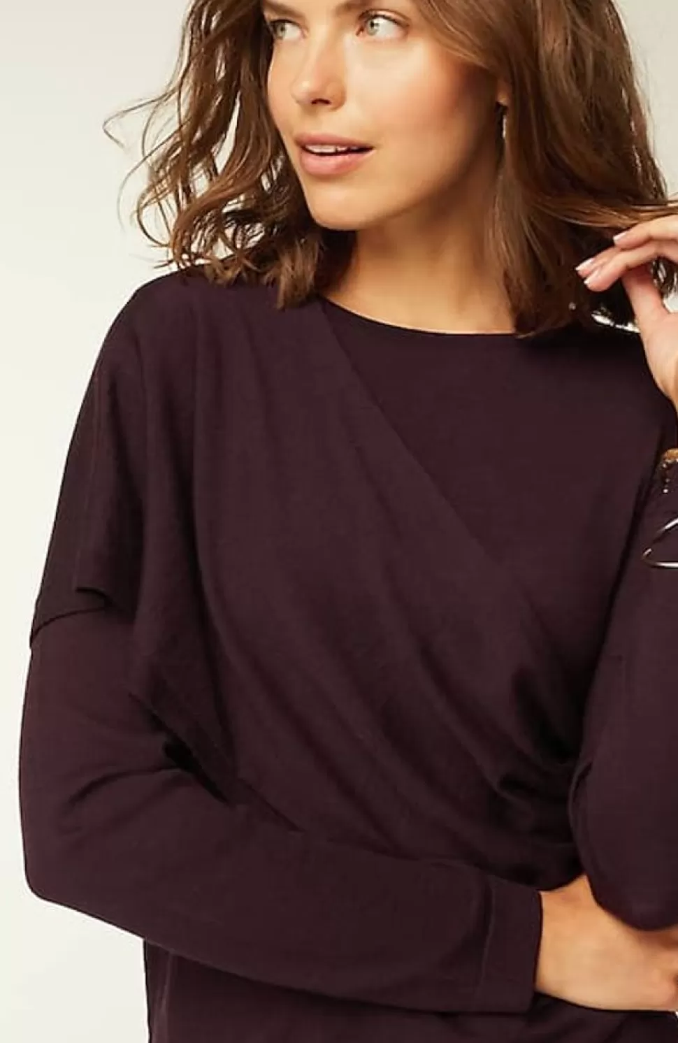 Wearever Draped-Overlay Merino Sweater | Jjill | J.Jill Flash Sale