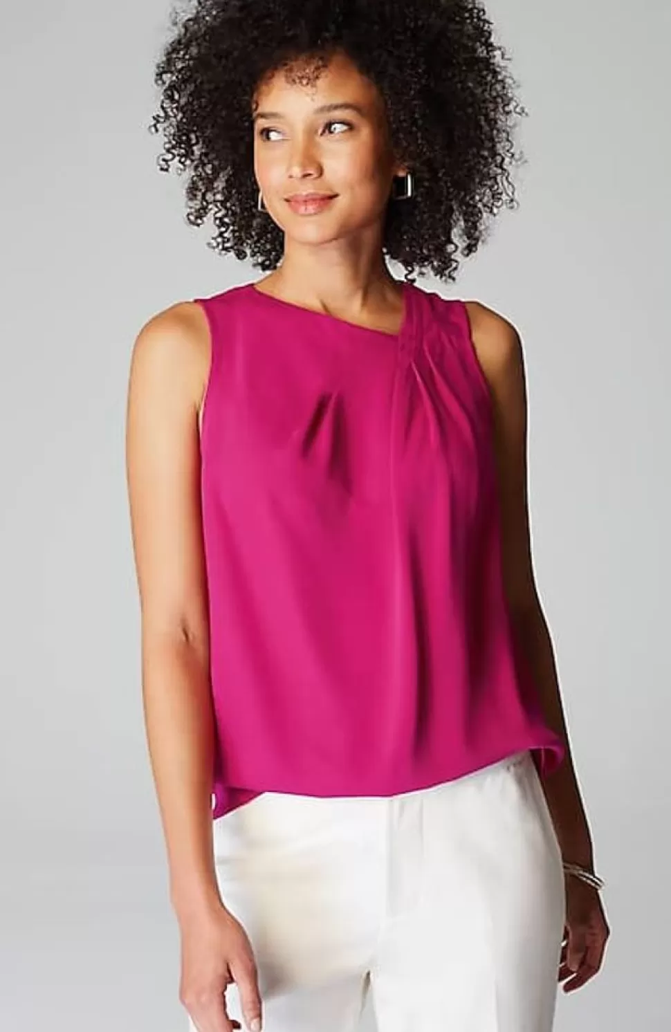 Wearever Easy-Care Pleated Top | Jjill | J.Jill New