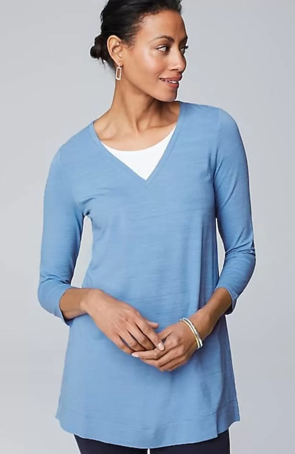 Wearever Faux-Layered Tunic | Jjill | J.Jill Outlet