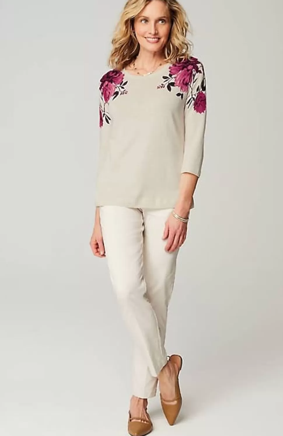 Wearever Garden Roses Sweater | Jjill | J.Jill Sale