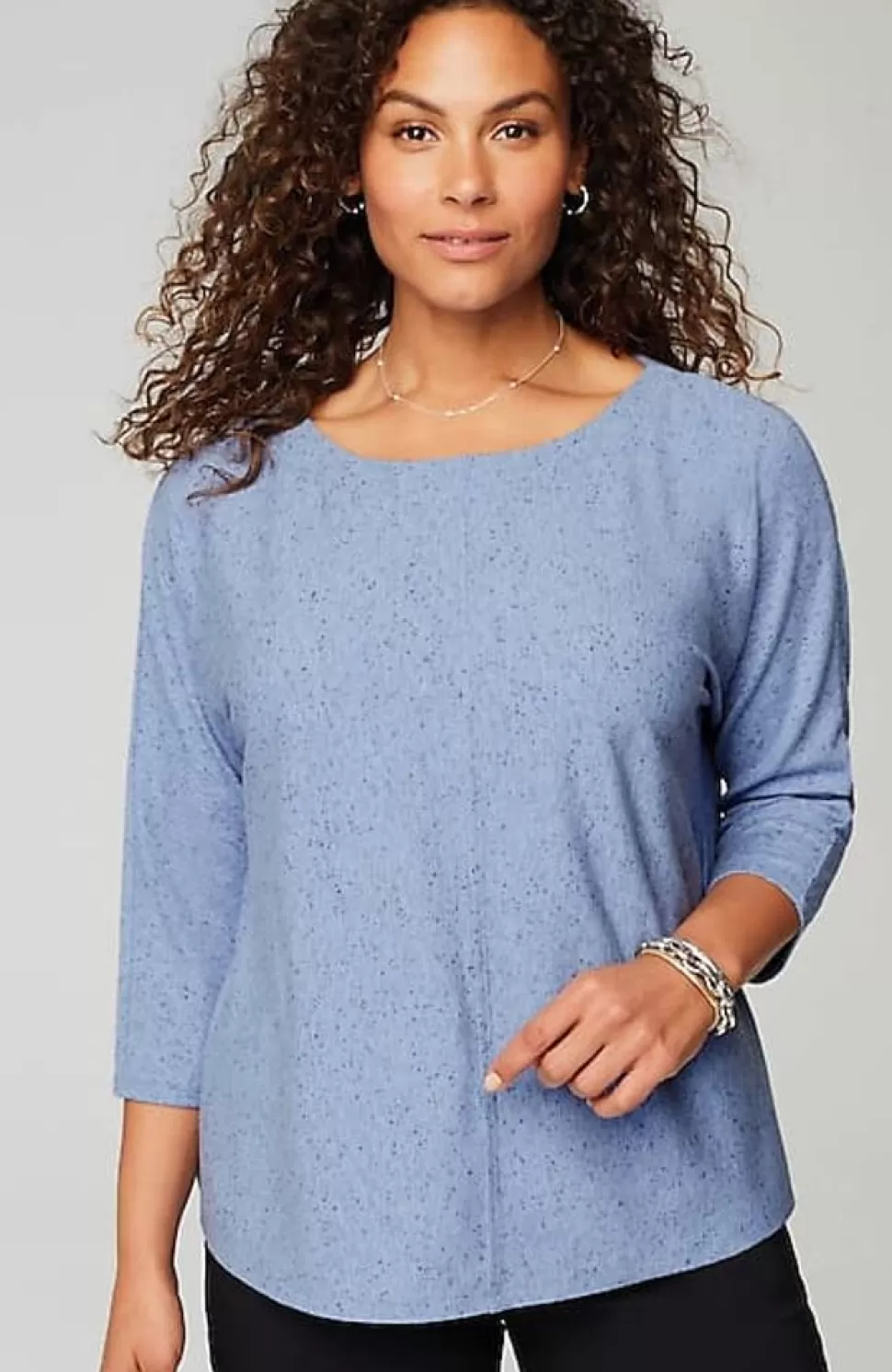 Wearever Marled Seamed Top | Jjill | J.Jill Shop