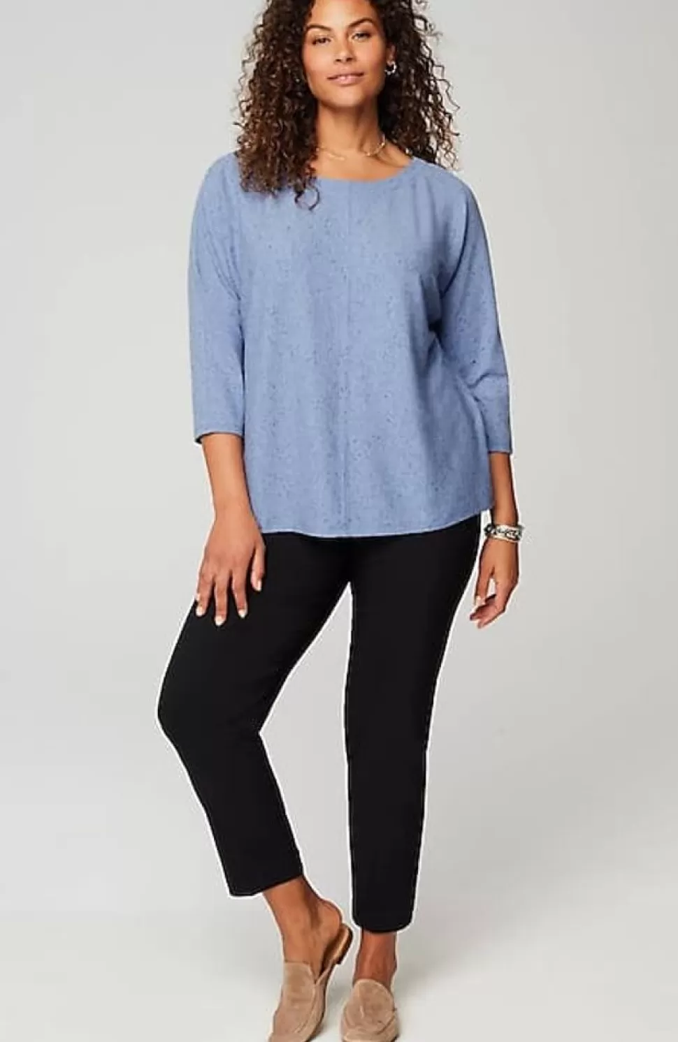 Wearever Marled Seamed Top | Jjill | J.Jill Clearance