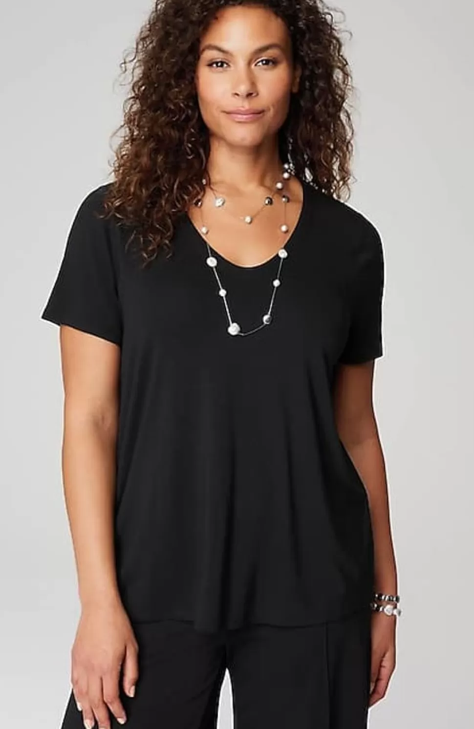 Wearever Soft-V-Neck Tee | Jjill | J.Jill Hot