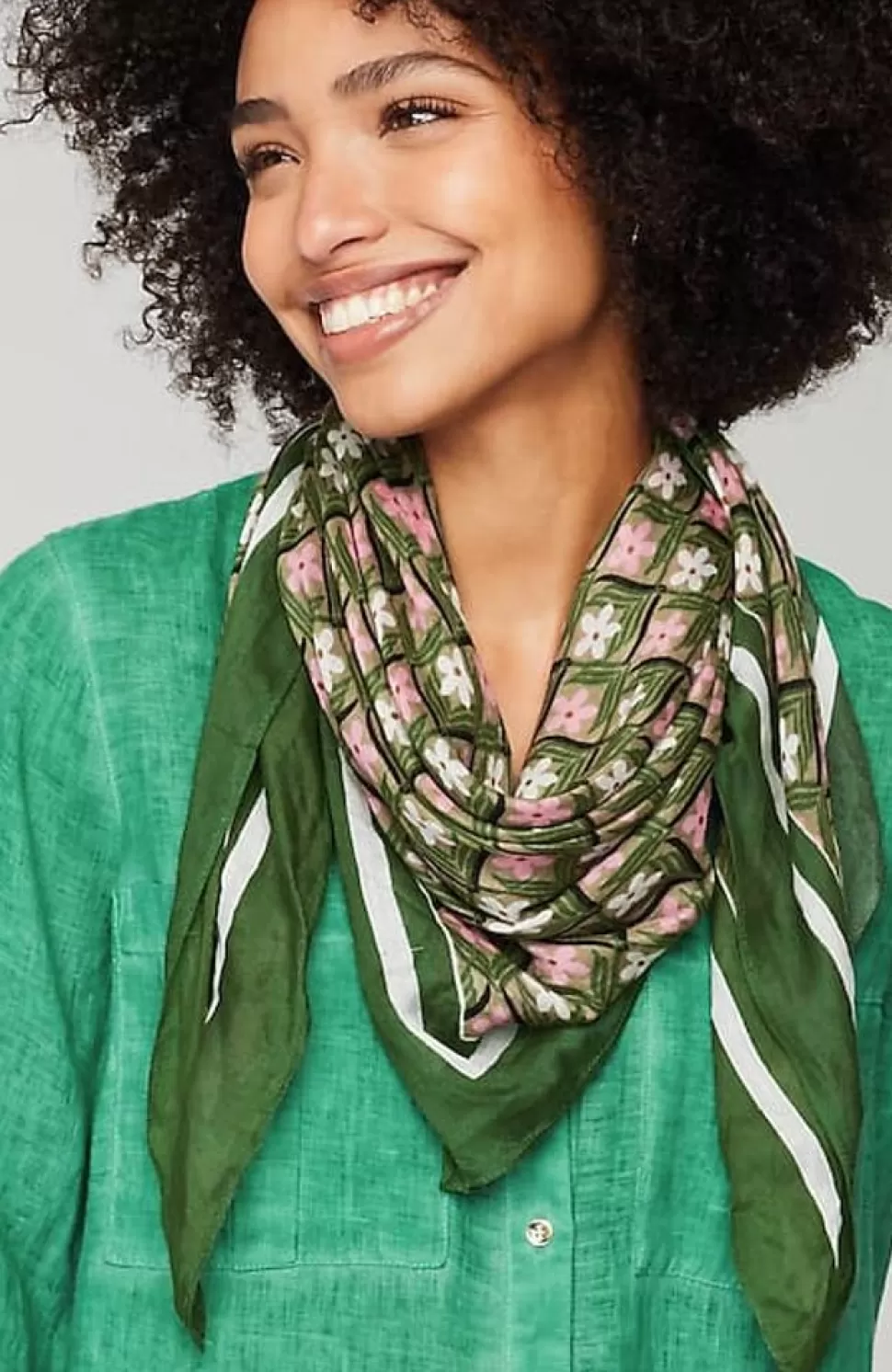 Wildflower Square Scarf | Jjill | J.Jill Clearance