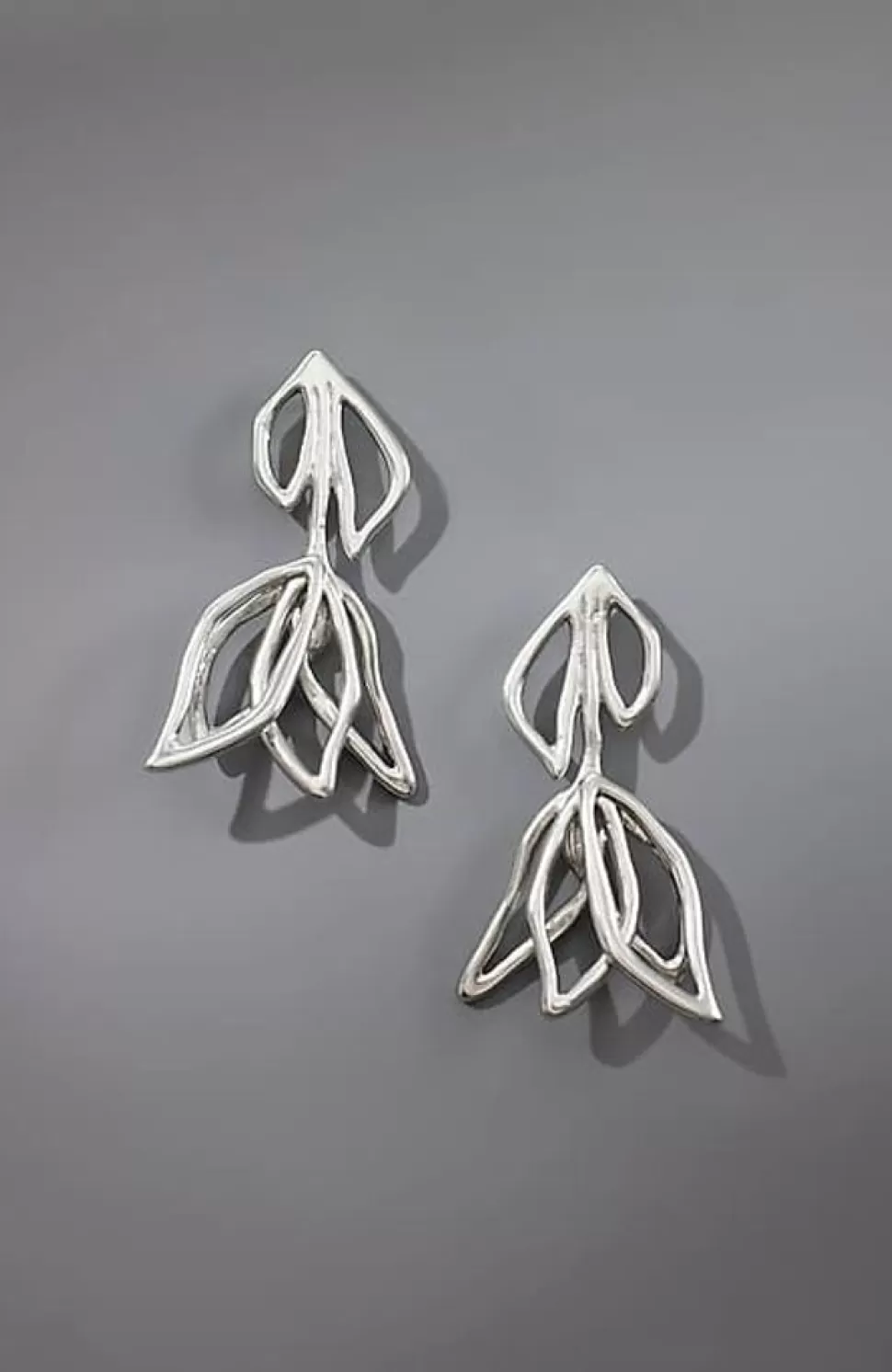 Windswept Petals Sculptural Flower Earrings | Jjill | J.Jill Fashion